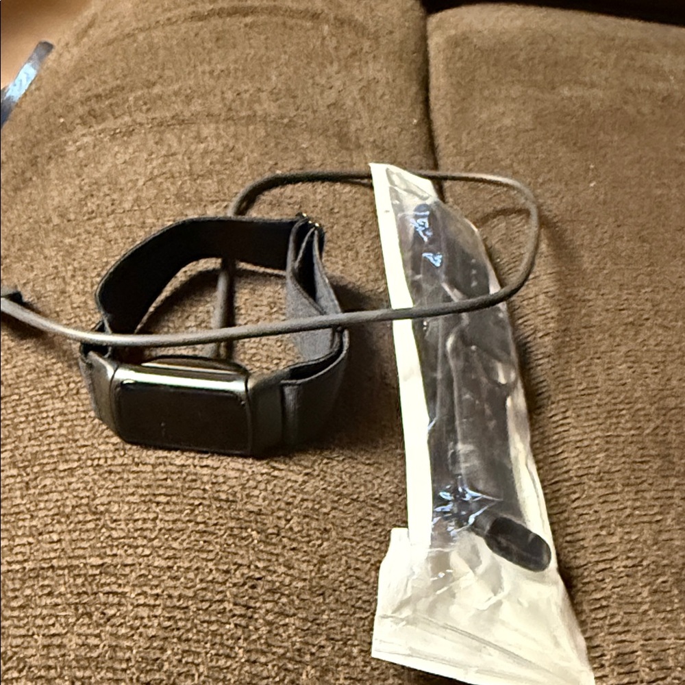 Fitbit Black Fitness Tracker with Charger